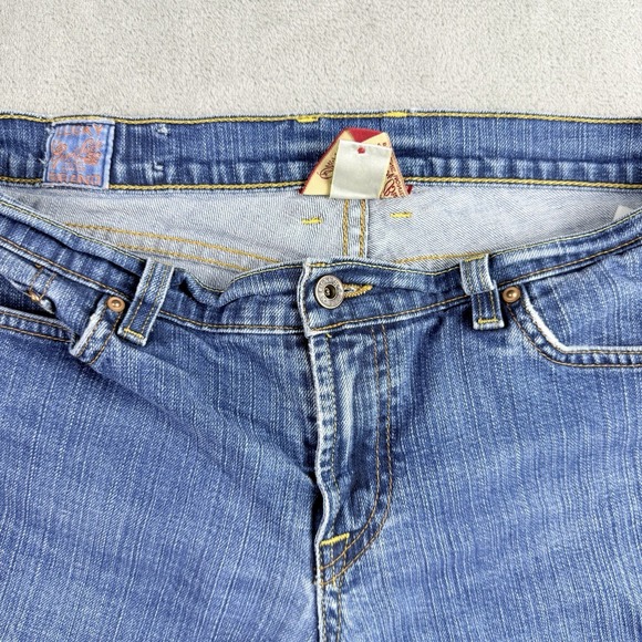 Lucky Brand Jeans Shorts 12/31 Blue Denim Sundown Skinny Bermuda 90s Y2K USA - Picture 8 of 16